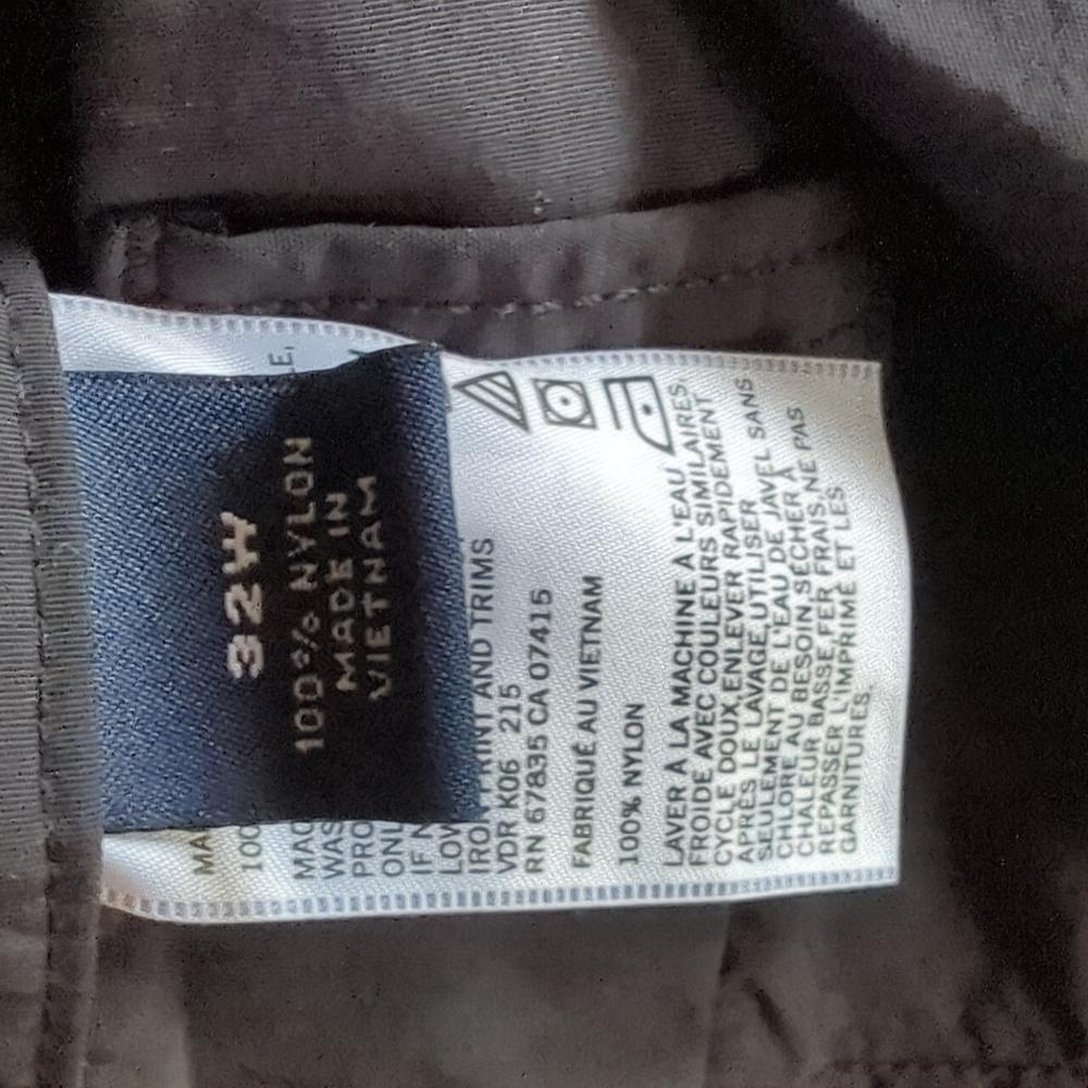 Nautica black nylon men's shorts size 32 - Picture 2 of 6